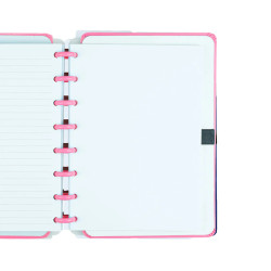 caderno a5 all pink  7895099709636